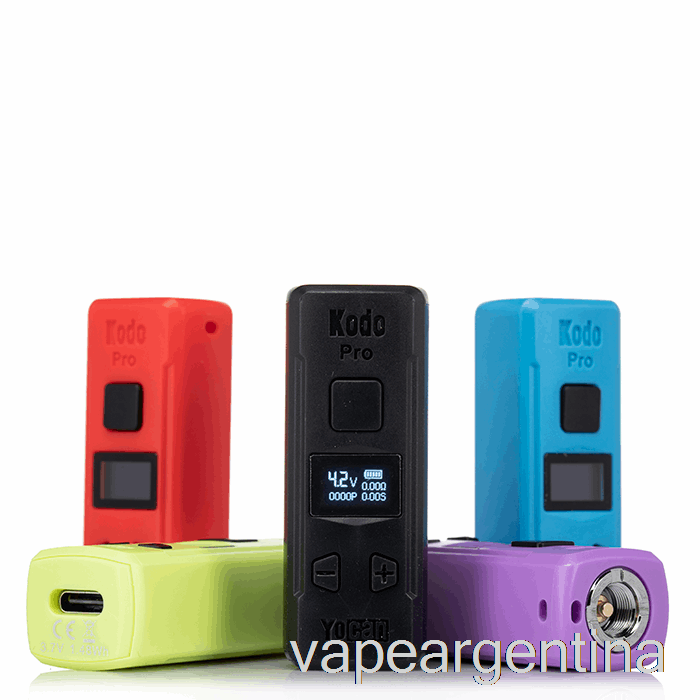 Vaporizador Yocan Kodo Pro Amarillo Azul Vape Descartable
